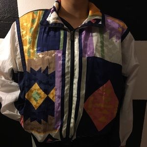 Super cute 80s windbreaker!
